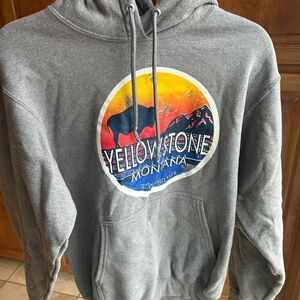 Yellowstone Montana Gray Hoodie